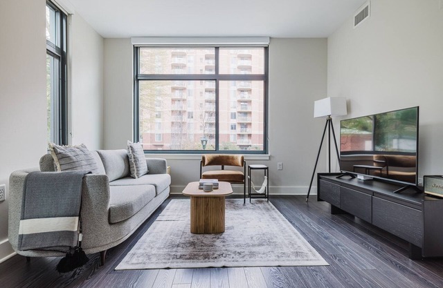 Impeccable Bethesda 2BR w/Rooftop & Gym, nr Metro, by Blueground