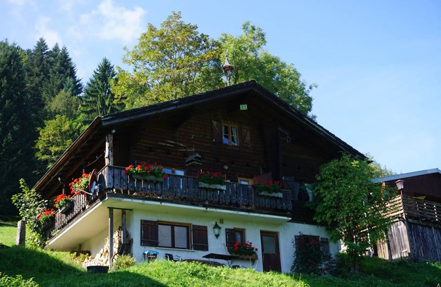 In the middle of the Bödele skiing and hiking area