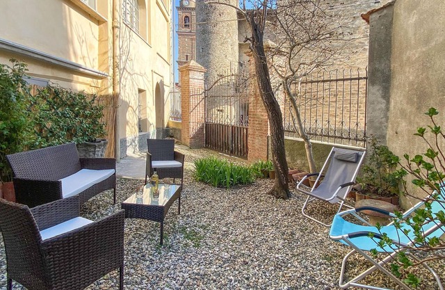 Incredibly tasteful vacation home in the charming village of Monastero Bormida in Piedmont.