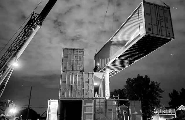 Indy's 1st Container Home- 3 car garage - Downtown