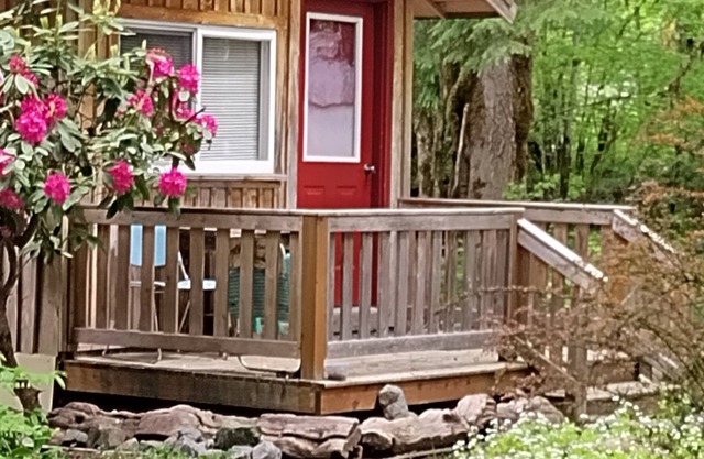 Intimate cabin for two near the entrance to the North Cascades - walk to shops