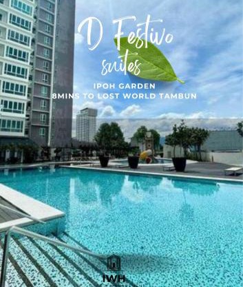 Ipoh D Festivo Suites 6-10pax 10mins to Sunway Tambun by IWH