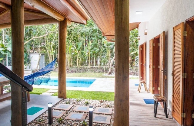 Itamambuca Beach, São Paulo, Brazil, 5 suites with air, swimming pool, gourmet area.