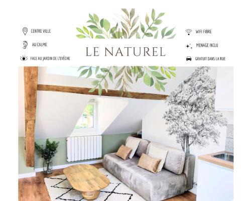 JOLI MANSARDÉ au Calme - Le Jardin de l'Evêché a votre Fenêtre