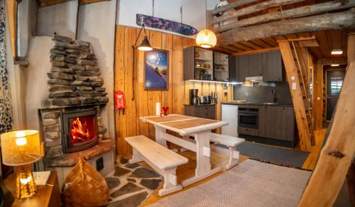 Jussan Luppo - Original Log Cabin, Sauna, Ski 100m