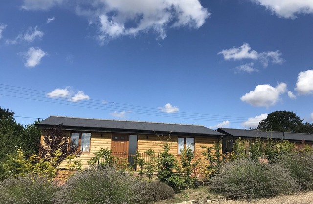 Keepers Retreat two bedroom log cabin situated on a working farm in Kent.