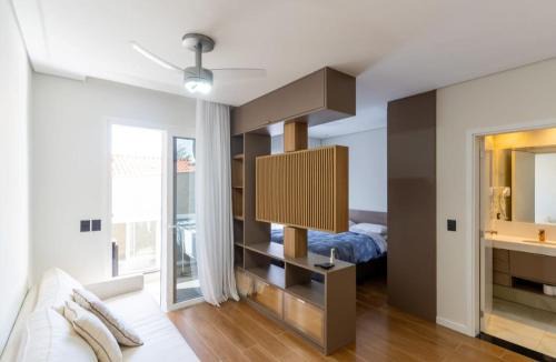 Kitnet Quarto Cozinha Sala Mobiliado