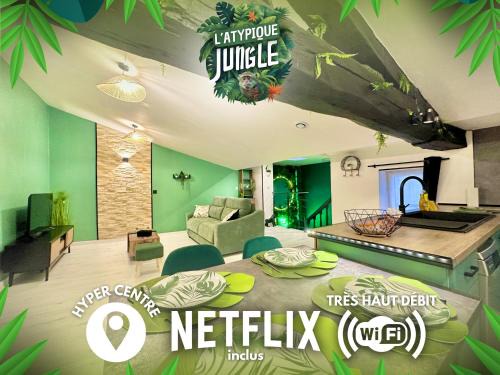l'Atypique Jungle - Hyper Centre - Refait à neuf