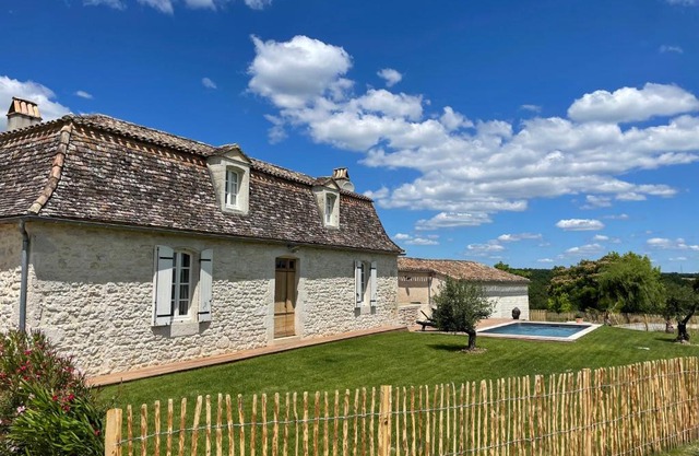 L Ecrin de Bricabeau Longère en pierres avec piscine privative