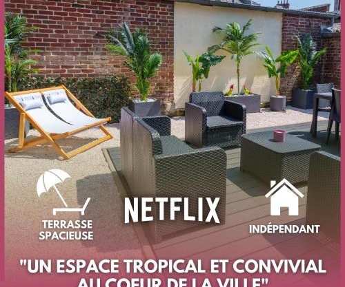L'Escale Tropicale, appartement indépendant avec terrasse privative