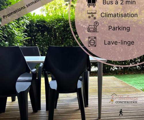 L'instant Détente avec terrasse climatisation et parking