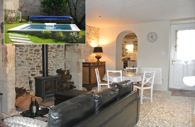 La Maison d'Eugénie, private heated pool, near Lascaux
