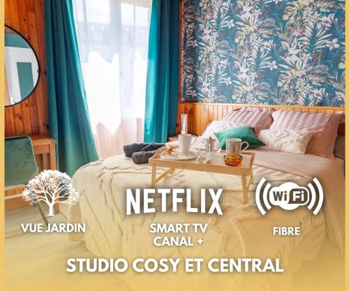 La Rosée - Studio Cosy à 50m des Thermes - Vue jardin, Wifi, Smart TV