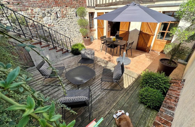 La Terrasse du 10Honfleur, calme, Ste Catherine