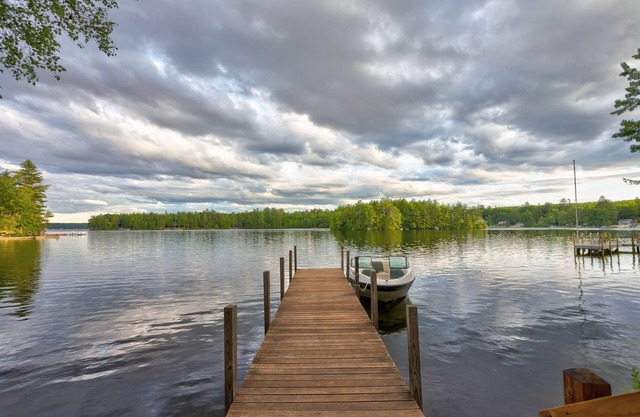 Lake House in Quiet Cove on Lake Winnipesaukee.