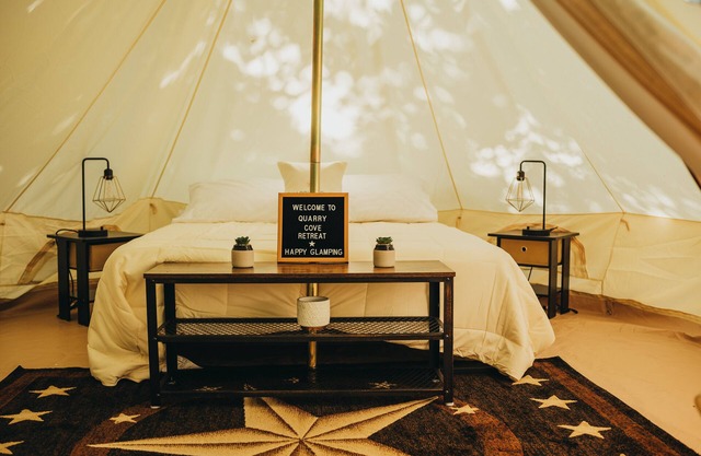 Lakefront Glamping Resort Cherokee Lake Tennessee Site 4