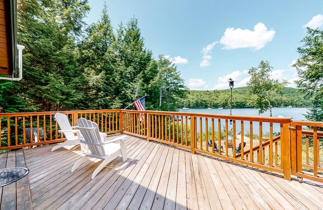 Lakefront home on Long Pond with private dock, firepit & woodstove- dog-friendly
