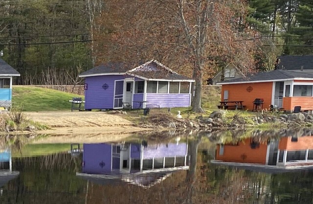 Lakefront Purple Cottage