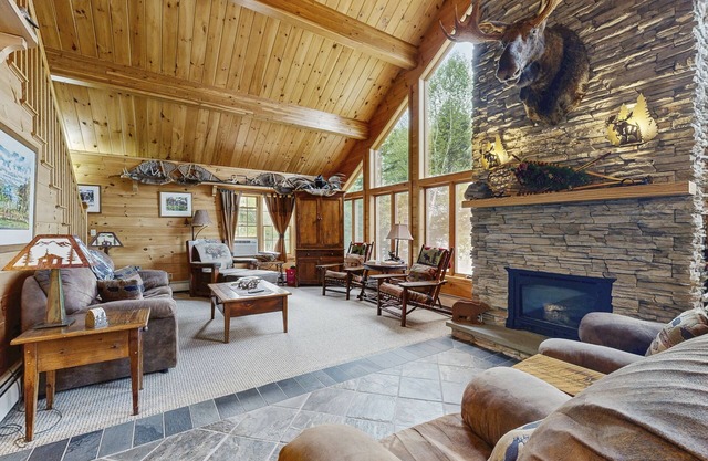 Lakeside Lodge with Amazing Water Views, Screened Porch, Dock, & Firepit