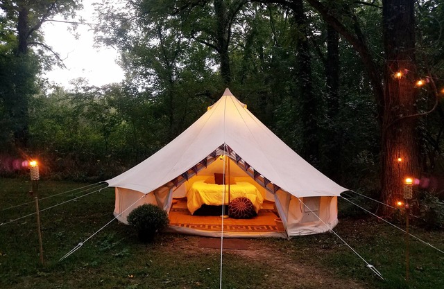 Large Bell Tent on the Kings River!