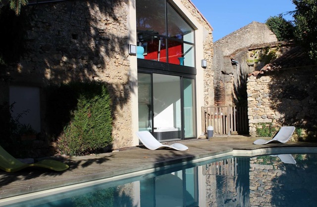 Large charming house with private pool, spa, sauna, hammam, gym
