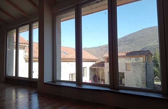 Large gîte for 15 people, village hall, games room, peaceful, natural setting.
