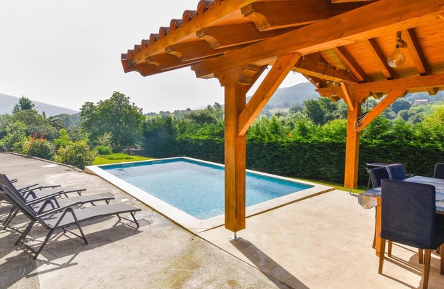 Large house with swimming pool