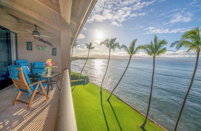 *Lauloa 409* Maui Prime Oceanfront Condo, A/C!