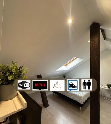 # Le 5 # Beau Studio rénové, tout équipé, au calme, Mulhouse centre