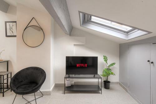 Le Cléret, Studio douillet sous les toits