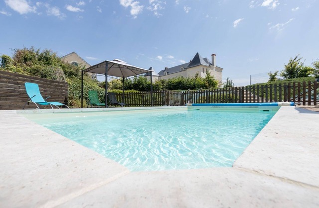 LE GARGANTUA with heated swimming pool for gatherings with family and friends.