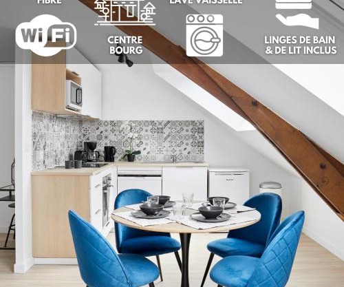 Le Grand Bleu - Wifi fibre/Linge/Accès cour