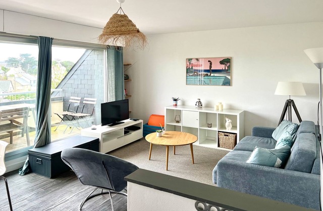 LE HYGGE - Bel apt avec terrasse, 150 m de la plage