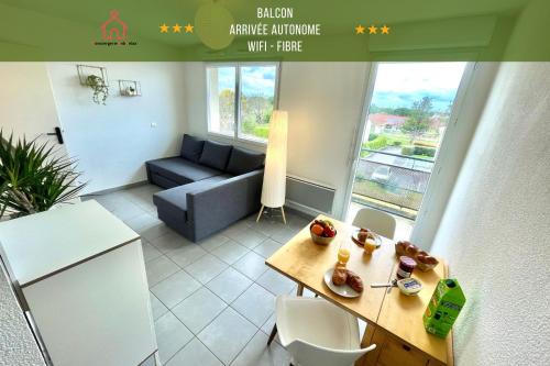 " Le nid de Peyramont " Centre ville - Balcon - WiFi