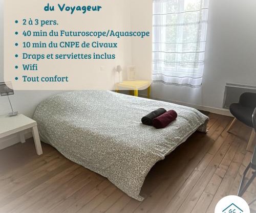 LE REPOS DU VOYAGEUR T3 45 m2 tout confort