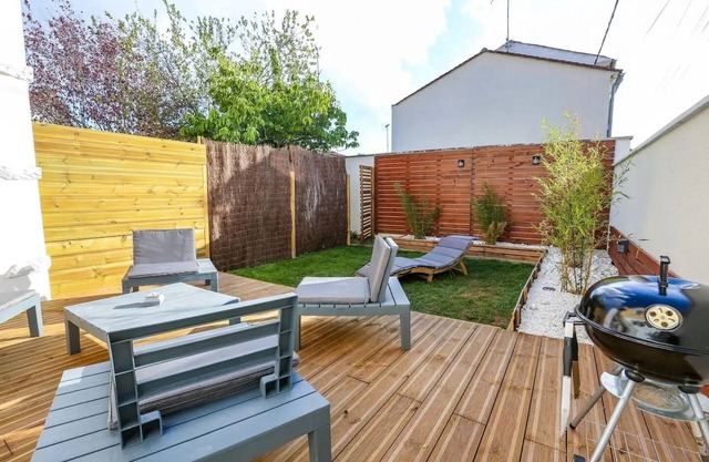Le Tropi'Cognac - Centre - Terrasse jardin - 3 chambres - 6 pers.