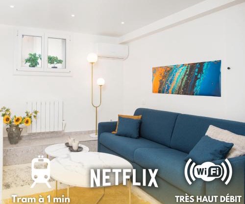 Le Valrose Cocon Urbain au cœur de Nice Souplex