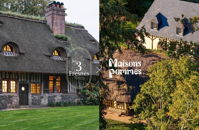 Les 3 Fresnes x Maisons Pommes 2 Gîtes Côte à Côte Idéal Réunion de Famille/amis