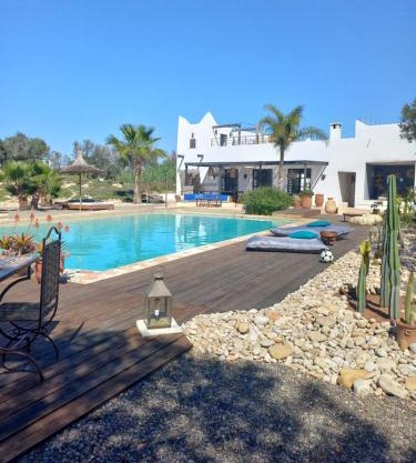 Les jardins de Silona, piscine chauffée