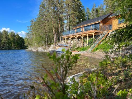 Lilla älg -Ferienhaus am Älgsjön