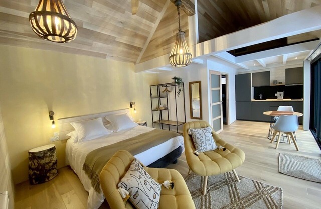 Lodges with PRIVATE SPA near SANCY : Écrin d'Auvergne luxury & spa
