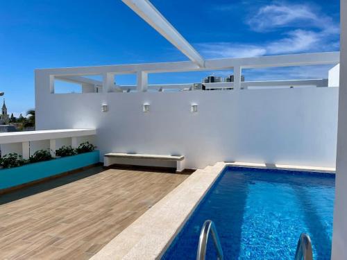 Loft en Zona Dorada, con Alberca,a solo 5 minutos de Playa - Punto Azul 14