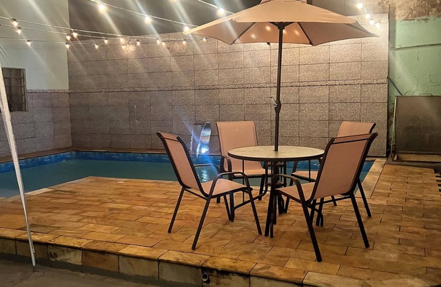 Loft with barbecue jacuzzi for private use lit pool garden 800 m beach