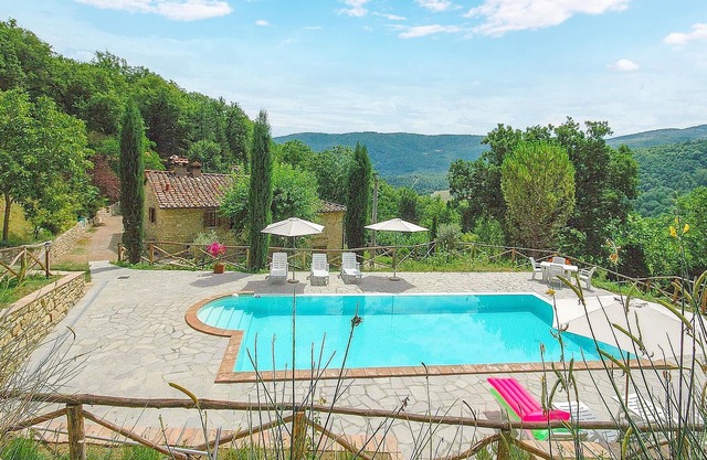 Look forward to a fantastic view of the countryside on vacation in this appealing vacation home with