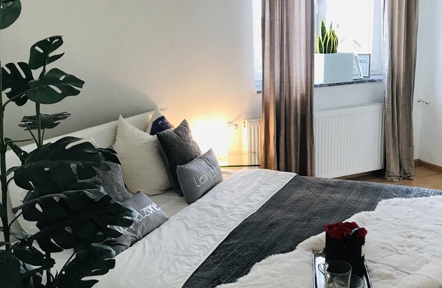 Lots of living space, large garden stylishly furnished for rent at a reasonable price.
