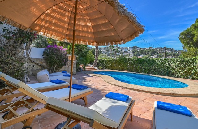 Lovely and nice villa in Javea, Costa Blanca, Spain with private pool for 6 persons