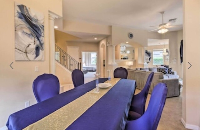 Lovely and Spacious 6 Bedroom 4 Ba Home w/Pool and Game Room Near Disney Parks