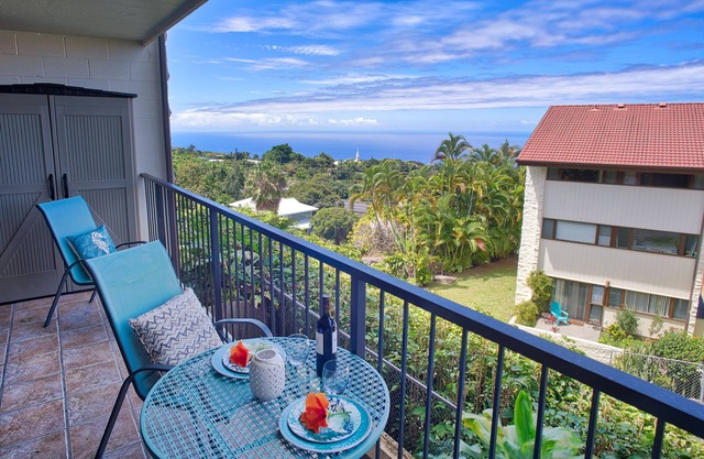 🌴Lovely cooler elevation condo with ocean views. Well equipped.🌴