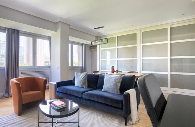 Lovely El Viso 3BR w/Balcony & A/C, near Bernabeu, by Blueground