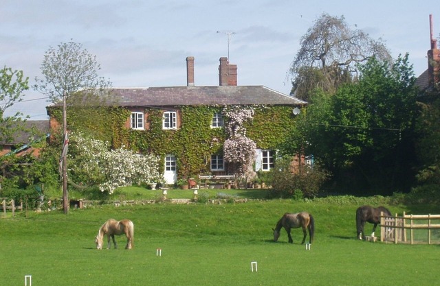 Lower Buckton House in country just 10 miles west Ludlow. Family, friends & pets